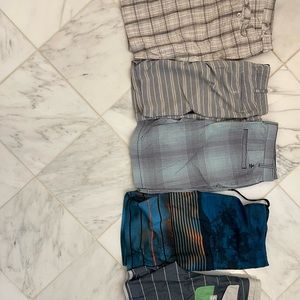 Mens shorts bundle Calvin Klein, burnside, express, billabong, penguin